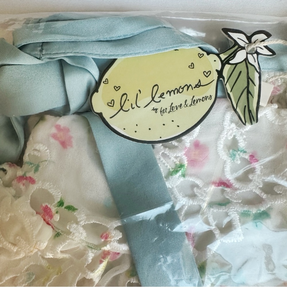 NWT For Love and Lemons Lil Lemons Zosia Dress, Size 2T - Picture 3 of 4